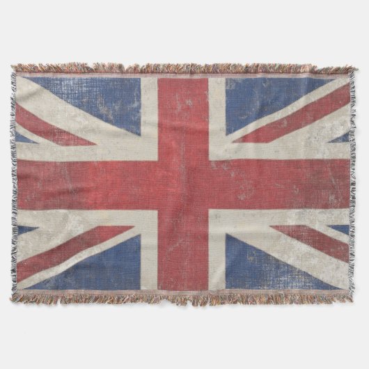 Couverture Drapeau Union Jack du Royaume-Uni vintage (Devant)