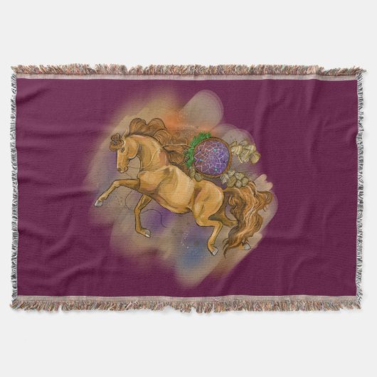 Couverture Dream Catcher Sorrel Horse (Devant)