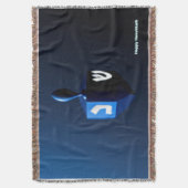 Couverture Dreidel bleu brillant (devant Vertical)