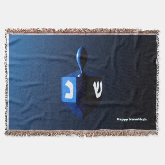 Couverture Dreidel bleu brillant (Devant)