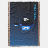 Couverture Dreidel bleu brillant (devant Vertical)