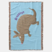 Couverture Drôle armadillo joyeux dessin animé (devant Vertical)