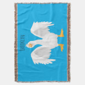 Couverture Drôle curieuse dessin animé d'oie domestique (devant Vertical)