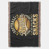 Couverture Drôle de frère de softball Snacks Sports (devant Vertical)