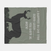 Couverture drôle de support d'arbre de chasse de (Devant (Horizontal))