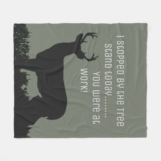 Couverture drôle de support d'arbre de chasse de (Devant (Horizontal))