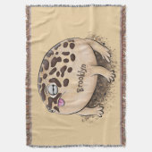 Couverture Drôle dessin de grenouille à pluie dans le désert (devant Vertical)