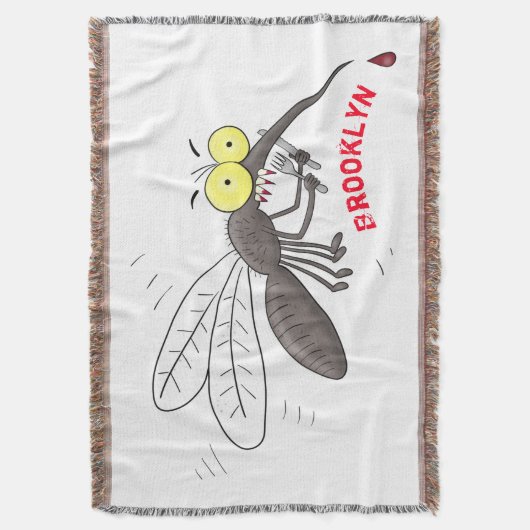 Couverture Drôle dessin d'insecte moustique (devant Vertical)