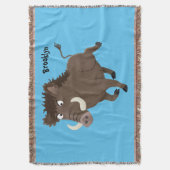 Couverture Drôle dessin humoristique de rasoir de sanglier (devant Vertical)