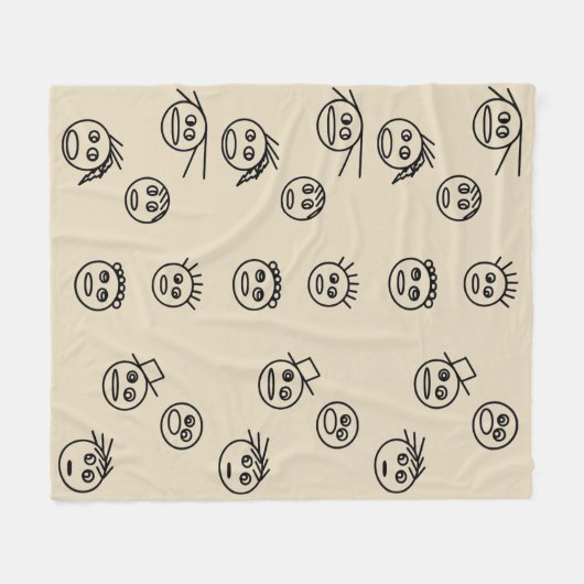 Couverture drôle d'ouatine de conception de (Devant (Horizontal))