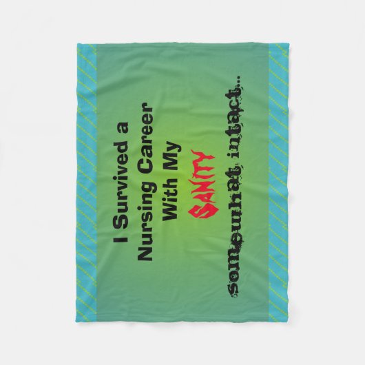 Couverture drôle d'ouatine de retraite (Devant)