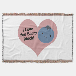 Couverture Drôle Je T'Aime Berry Beaucoup mignon Kawaii Blueb