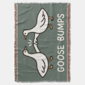 Couverture Drôle Oie Bumps Caricature | Oie de bosse de poing (devant Vertical)