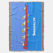 Couverture Drôle pélicans rameurs dessin animé (devant Vertical)