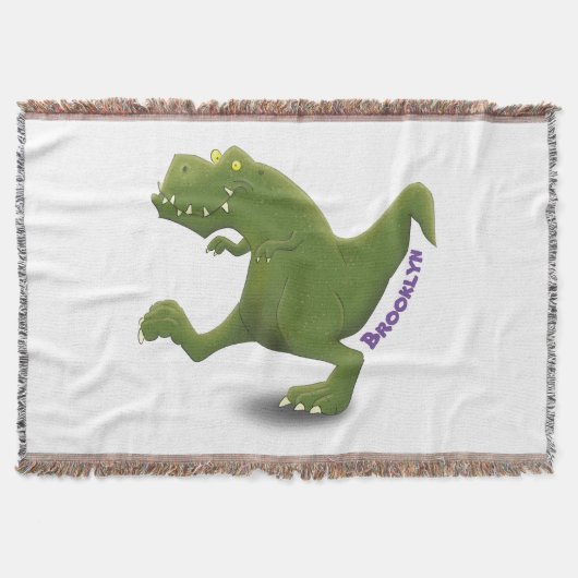 Couverture Drôle T rex dinosaure dessin animé humour (Devant)