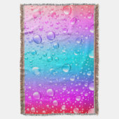 Couverture Droplets d'eau rose et bleu d'Aqua (devant Vertical)