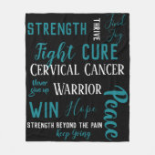 Couverture du guerrier du cancer du col utérin (Devant)