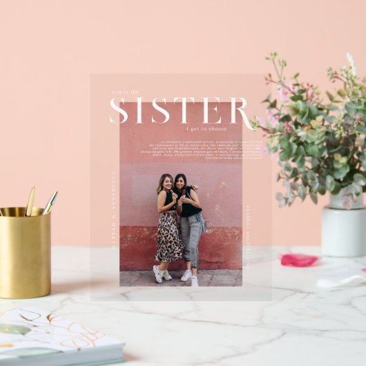 Couverture du magazine | Cadeau Pour Soeurs Photo (Mariage)