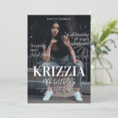 Couverture du magazine Carte d'invitation d'annive (Debout devant)