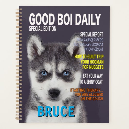 Couverture du magazine de parodie Sibérien Husky (Devant)