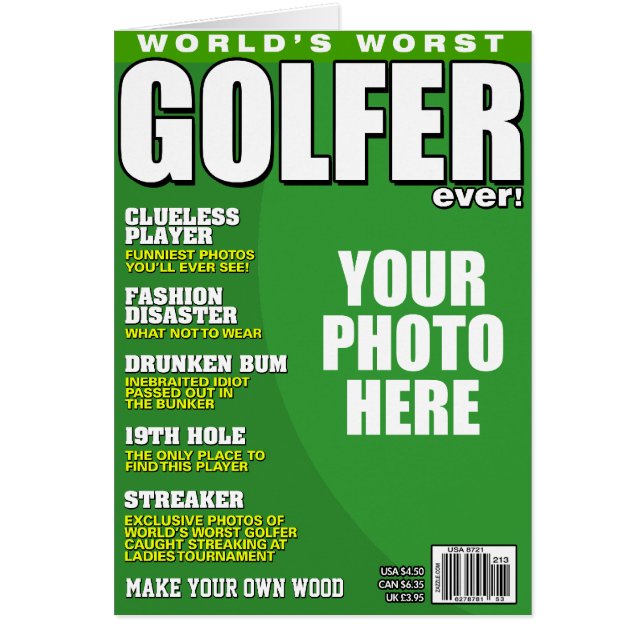 Couverture du magazine Golfer Fake (Devant)