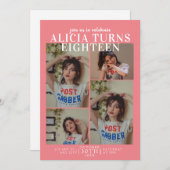 Couverture du magazine Invitation d'anniversaire (Devant / Derrière)