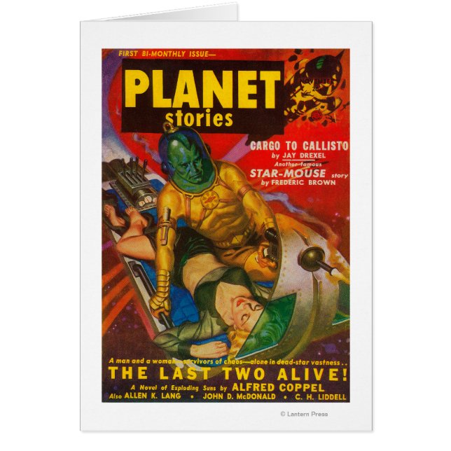 Couverture du magazine Planet Stories 6 (Devant)