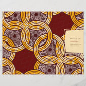 Couverture du programme Floral Or Ankara Kitenge e (Devant)