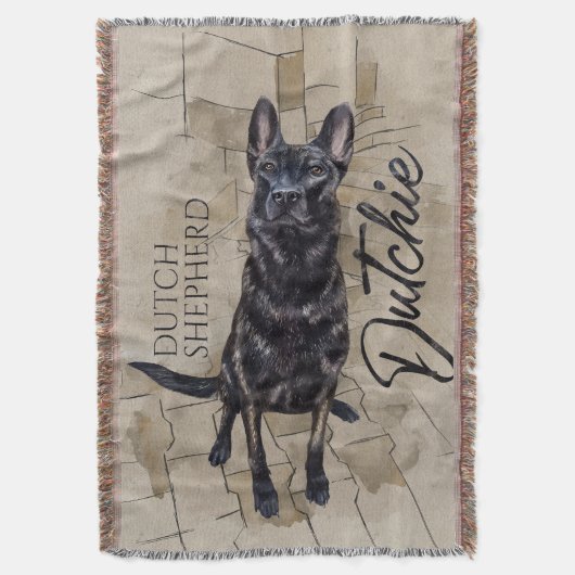 Couverture Dutch Shepherd - Illustration utchie (devant Vertical)