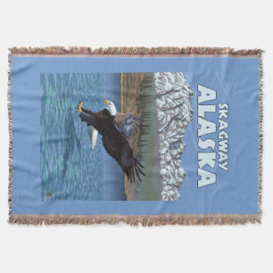 Couverture Eagle chauve plongeant - Skagway, Alaska