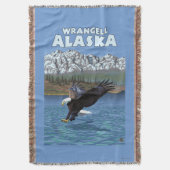 Couverture Eagle chauve plongeant - Wrangell, Alaska (devant Vertical)