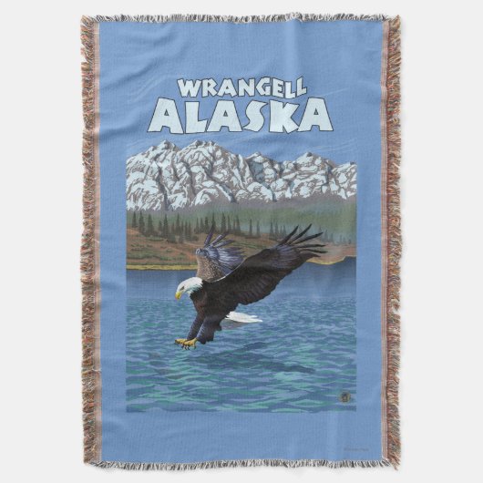 Couverture Eagle chauve plongeant - Wrangell, Alaska (devant Vertical)