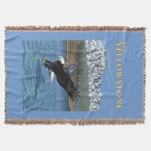 Couverture Eagle chauve plongeant - Yellowstone occidental, (Devant)