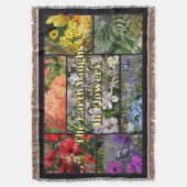 Couverture Earth Laugh en Fleurs Photo Collage (devant Vertical)