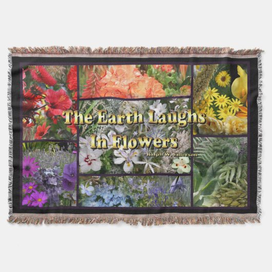 Couverture Earth Laugh en Fleurs Photo Collage (Devant)