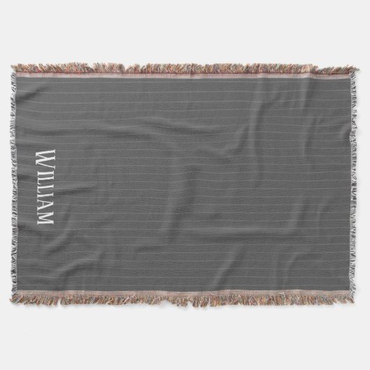 Couverture Écarts gris personnalisés (Devant)