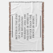Couverture Ecclesiastes 7:8 Citation Verse De La Bible KJV (devant Vertical)