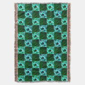 Couverture Échecs ou cyan vert et bleu ciel, avec rectangle (devant Vertical)