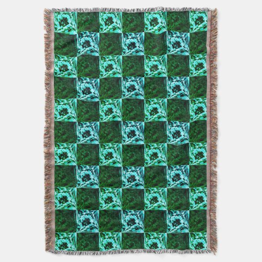 Couverture Échecs ou cyan vert et bleu ciel, avec rectangle (devant Vertical)