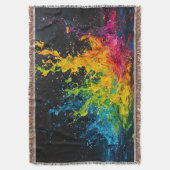 Couverture Éclaboussure de peinture colorée (devant Vertical)