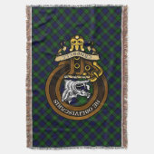 Couverture Écosse Clan Campbell Badge et Crest (devant Vertical)