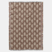 Couverture Écran de palourde de hêtre, Taupe Tan et Crème (devant Vertical)