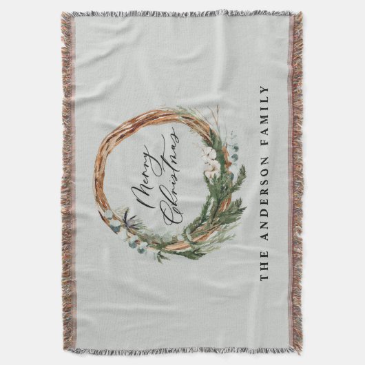 Couverture Écriture de feuille minimale moderne Noël (devant Vertical)