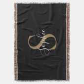 Couverture Écriture de monogramme personnalisée élégante pers (devant Vertical)