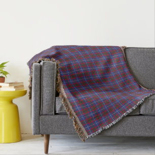 Couverture Edinburgh District Tartan Throw Blanket