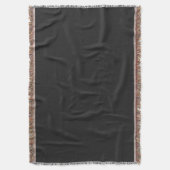 Couverture Eerie Black Throw (devant Vertical)