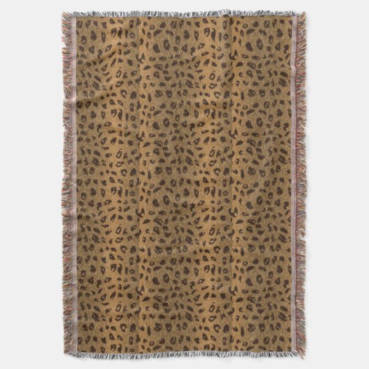 Couverture Effet Leopard doux pour les amateurs de Big Cat (devant Vertical)