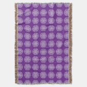 Couverture Eggplant Mandala (devant Vertical)