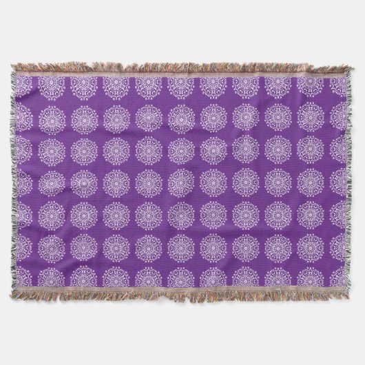 Couverture Eggplant Mandala (Devant)