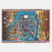Egypte ancienne Art Dieu Geb soutient Nut in Heave